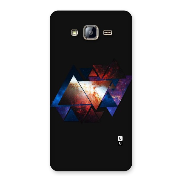 Fire Galaxy Triangles Back Case for Galaxy On5