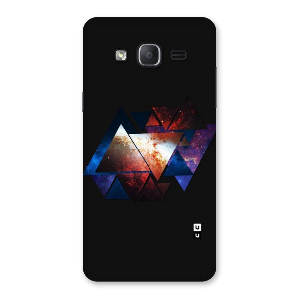 Fire Galaxy Triangles Back Case for Galaxy On7 Pro
