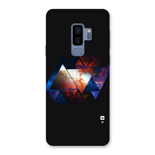 Fire Galaxy Triangles Back Case for Galaxy S9 Plus