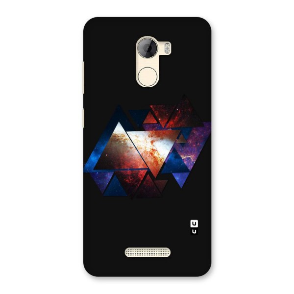 Fire Galaxy Triangles Back Case for Gionee A1 LIte