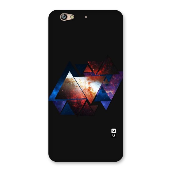Fire Galaxy Triangles Back Case for Gionee S6