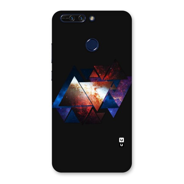 Fire Galaxy Triangles Back Case for Honor 8 Pro