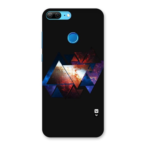 Fire Galaxy Triangles Back Case for Honor 9 Lite