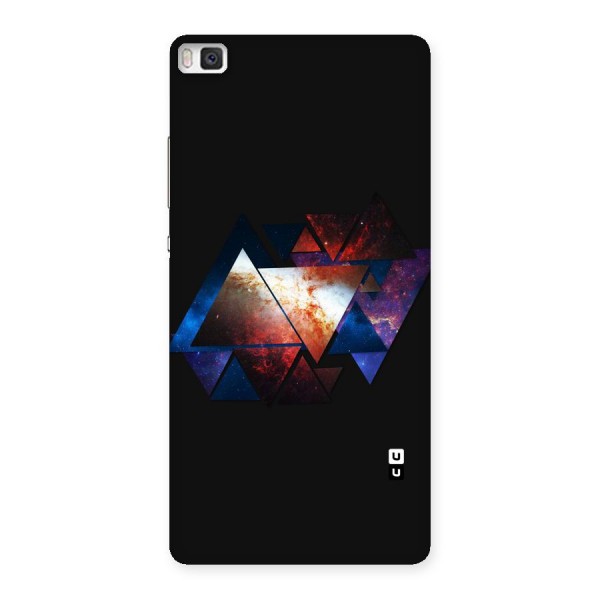 Fire Galaxy Triangles Back Case for Huawei P8