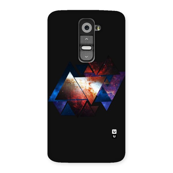 Fire Galaxy Triangles Back Case for LG G2