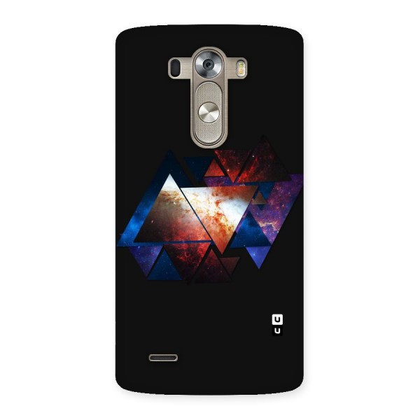 Fire Galaxy Triangles Back Case for LG G3