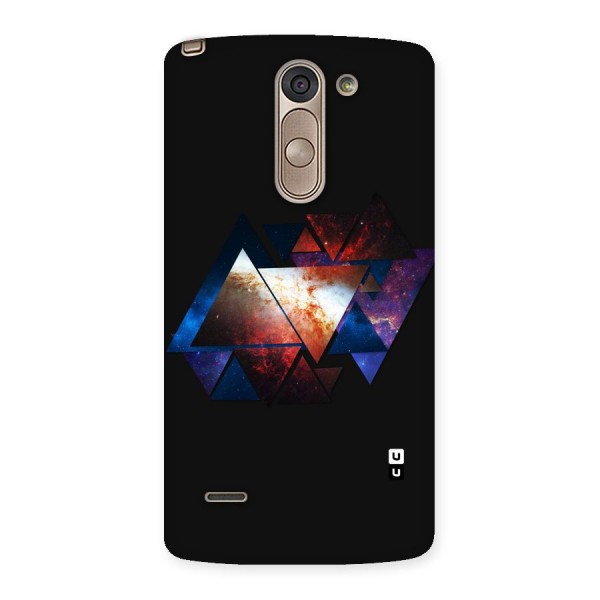 Fire Galaxy Triangles Back Case for LG G3 Stylus