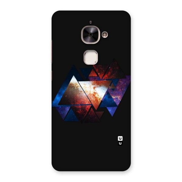 Fire Galaxy Triangles Back Case for Le 2