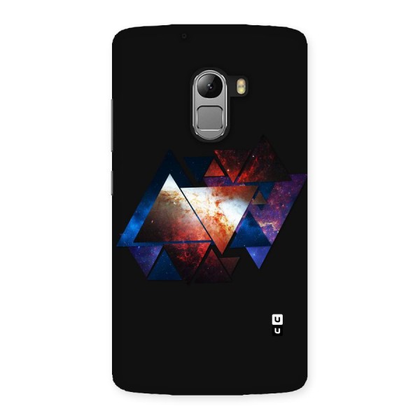 Fire Galaxy Triangles Back Case for Lenovo K4 Note