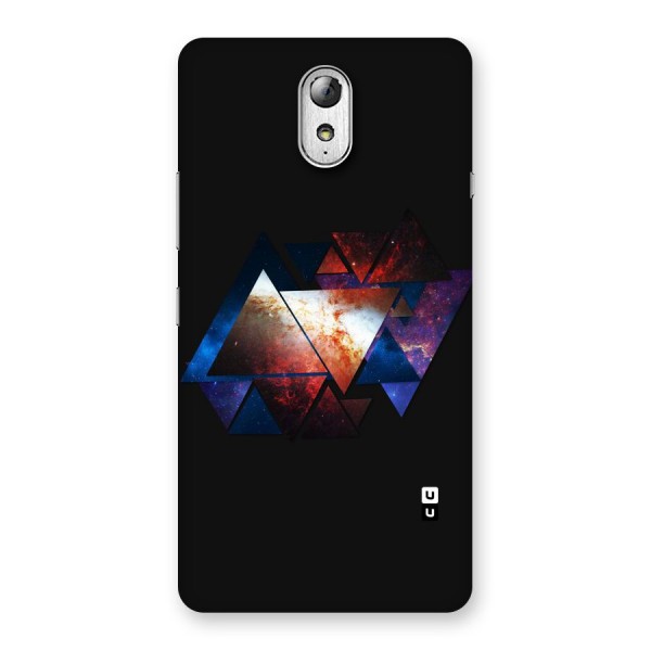 Fire Galaxy Triangles Back Case for Lenovo Vibe P1M