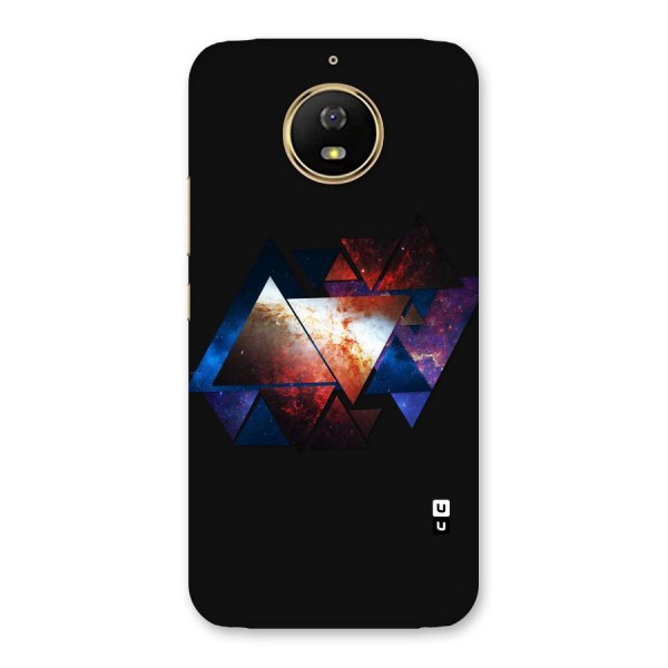 Fire Galaxy Triangles Back Case for Moto G5s