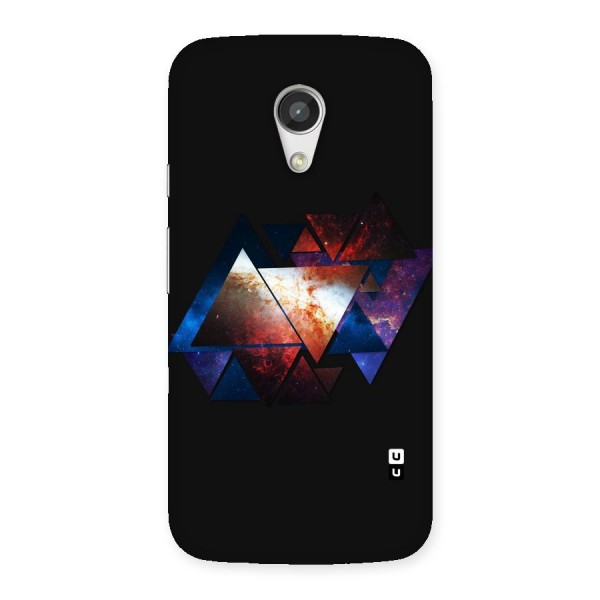 Fire Galaxy Triangles Back Case for Moto G 2nd Gen