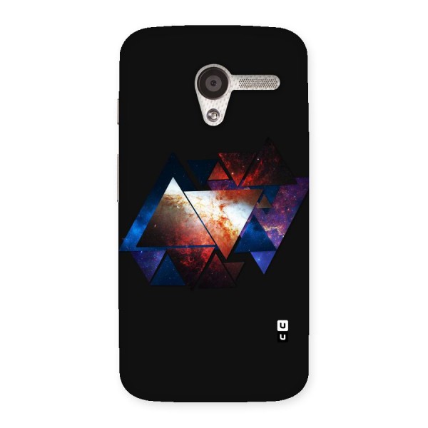 Fire Galaxy Triangles Back Case for Moto X