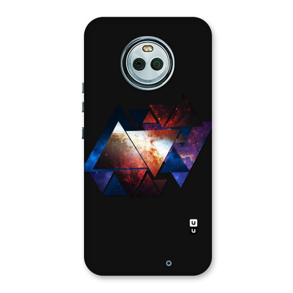 Fire Galaxy Triangles Back Case for Moto X4