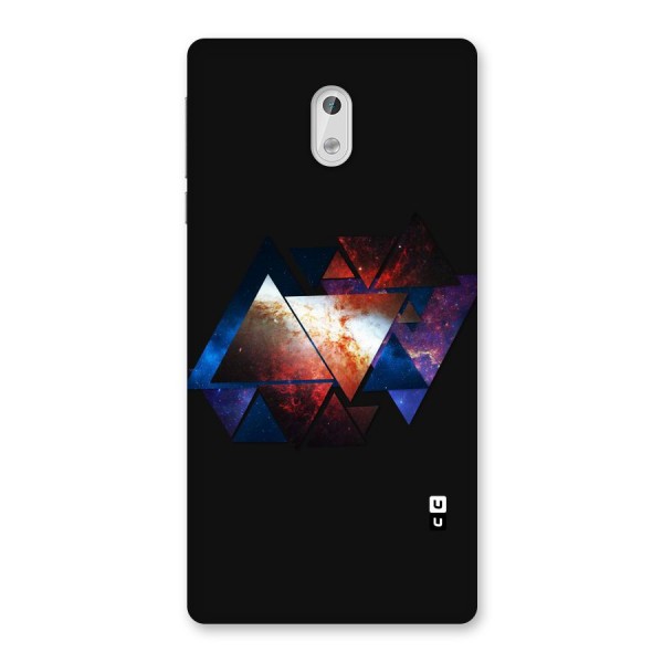 Fire Galaxy Triangles Back Case for Nokia 3