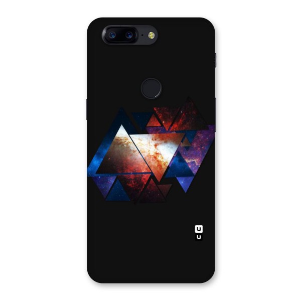 Fire Galaxy Triangles Back Case for OnePlus 5T