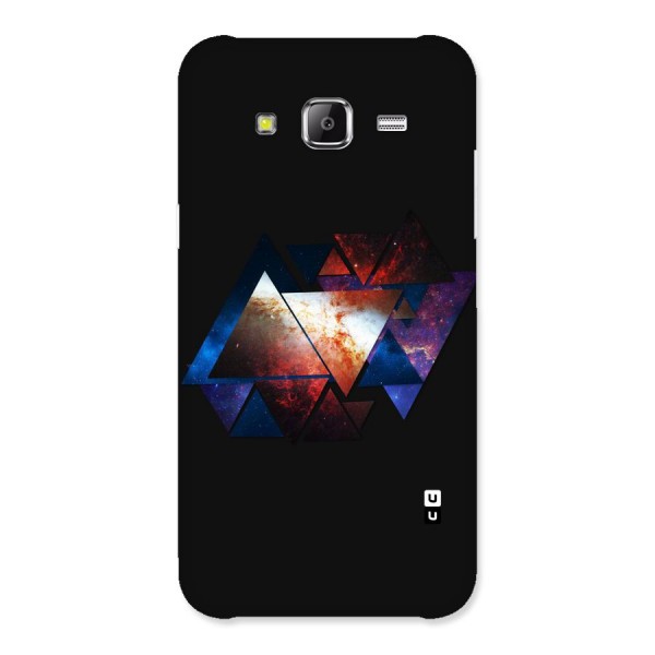 Fire Galaxy Triangles Back Case for Samsung Galaxy J2 Prime