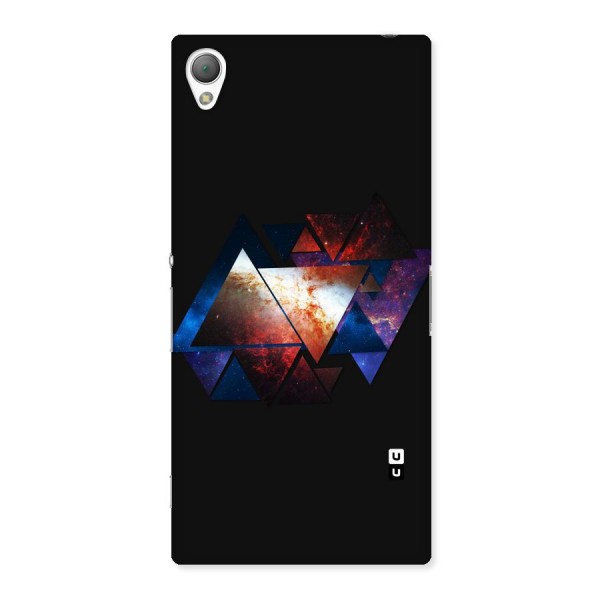Fire Galaxy Triangles Back Case for Sony Xperia Z3