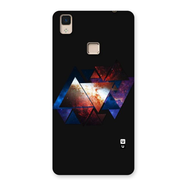 Fire Galaxy Triangles Back Case for V3 Max