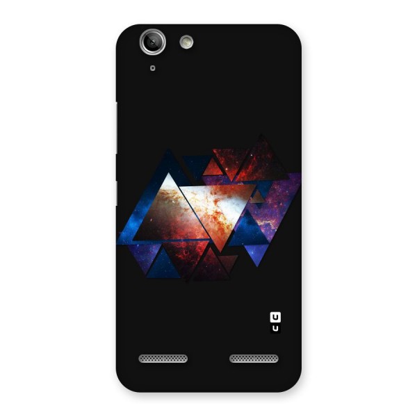 Fire Galaxy Triangles Back Case for Vibe K5