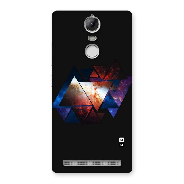 Fire Galaxy Triangles Back Case for Vibe K5 Note