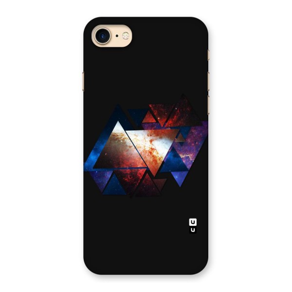 Fire Galaxy Triangles Back Case for iPhone 7