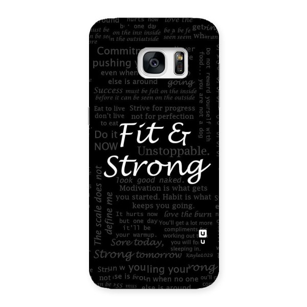 Fit And Strong Back Case for Galaxy S7 Edge