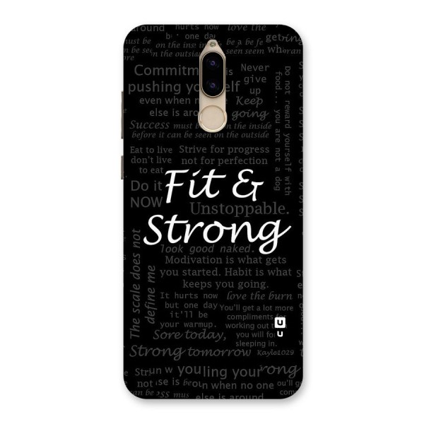 Fit And Strong Back Case for Honor 9i