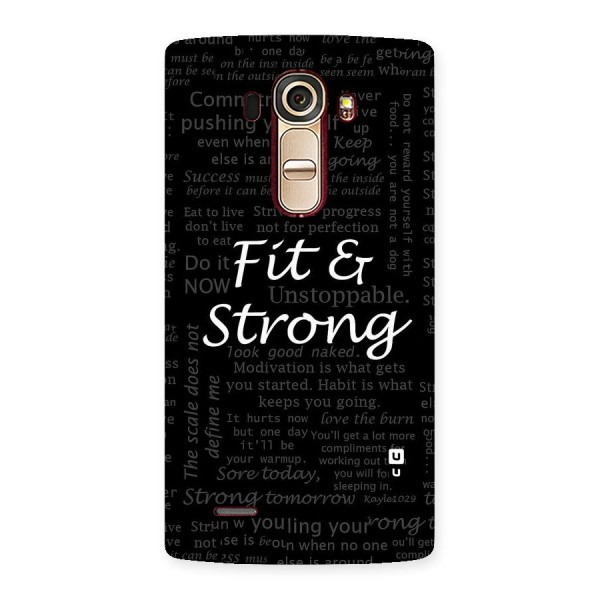 Fit And Strong Back Case for LG G4