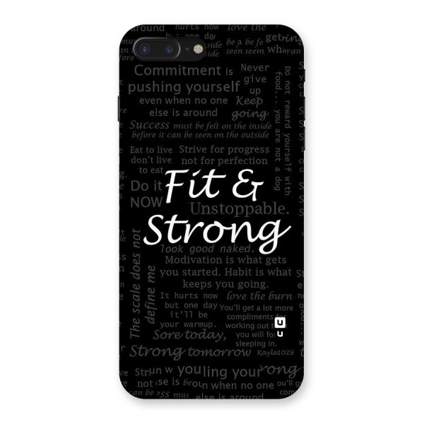 Fit And Strong Back Case for iPhone 7 Plus
