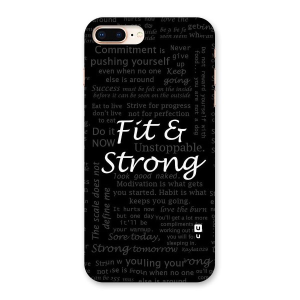 Fit And Strong Back Case for iPhone 8 Plus