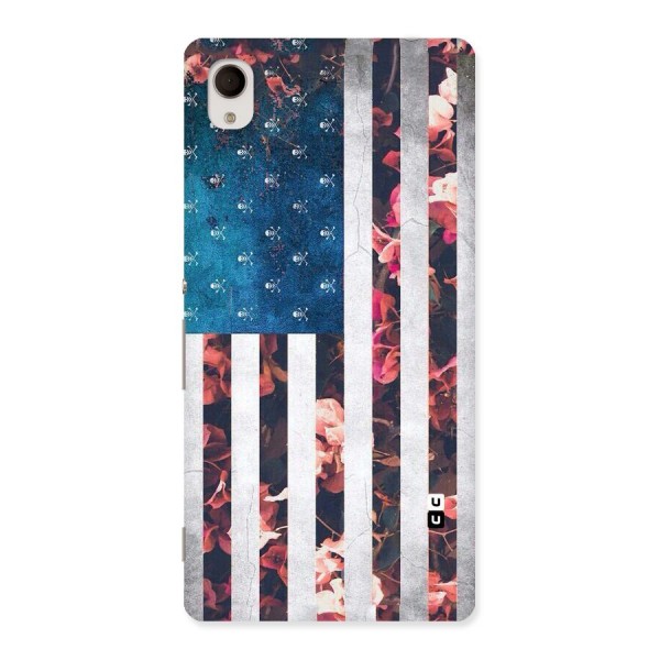 Flag Stripes Back Case for Sony Xperia M4