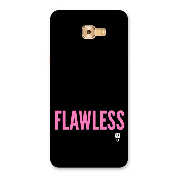 Flawless Pink Design Back Case for Galaxy C9 Pro