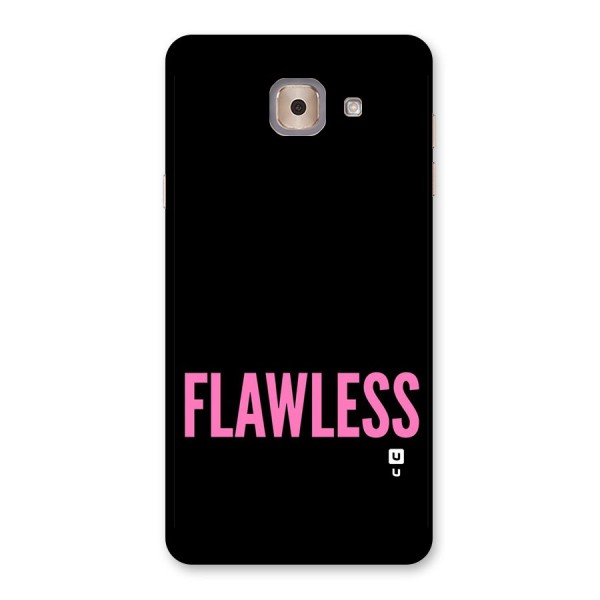 Flawless Pink Design Back Case for Galaxy J7 Max