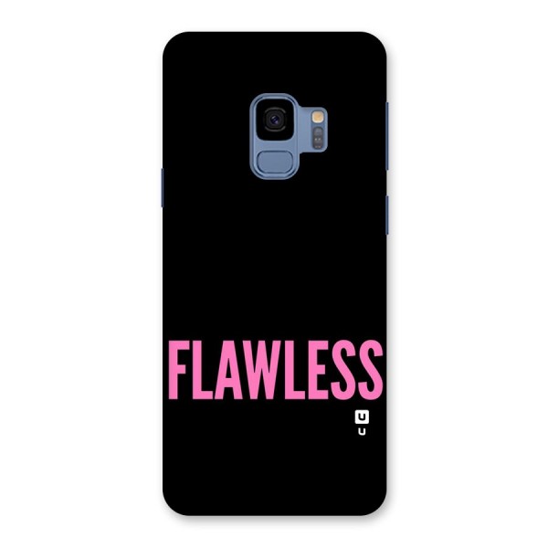 Flawless Pink Design Back Case for Galaxy S9