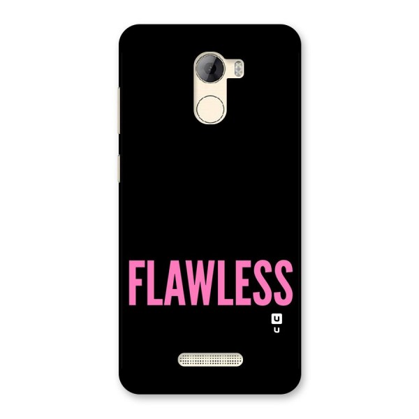 Flawless Pink Design Back Case for Gionee A1 LIte