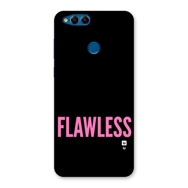 Flawless Pink Design Back Case for Honor 7X