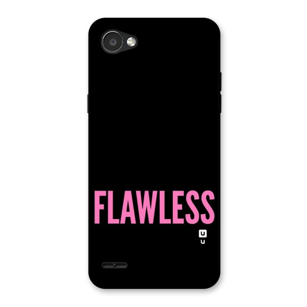 Flawless Pink Design Back Case for LG Q6