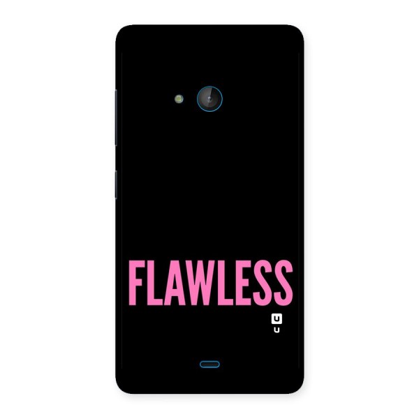 Flawless Pink Design Back Case for Lumia 540
