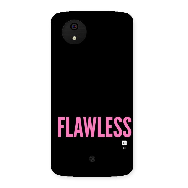 Flawless Pink Design Back Case for Micromax Canvas A1
