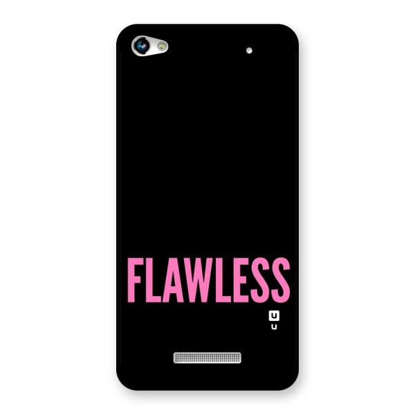 Flawless Pink Design Back Case for Micromax Hue 2