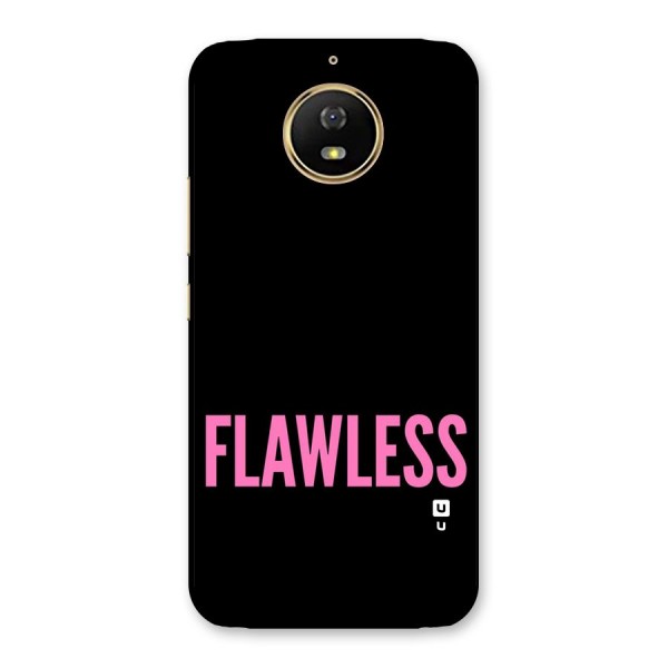 Flawless Pink Design Back Case for Moto G5s