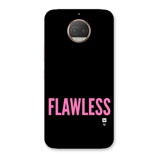 Flawless Pink Design Back Case for Moto G5s Plus