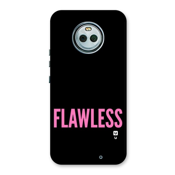 Flawless Pink Design Back Case for Moto X4