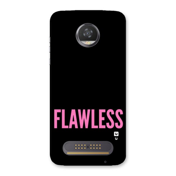 Flawless Pink Design Back Case for Moto Z2 Play