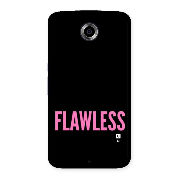 Flawless Pink Design Back Case for Nexsus 6