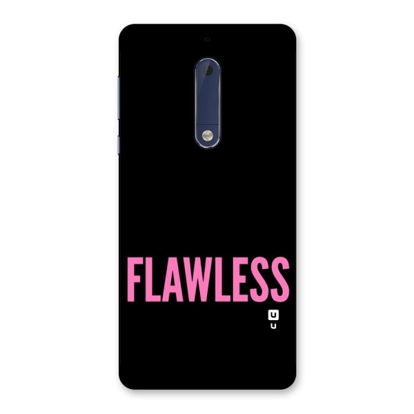 Flawless Pink Design Back Case for Nokia 5