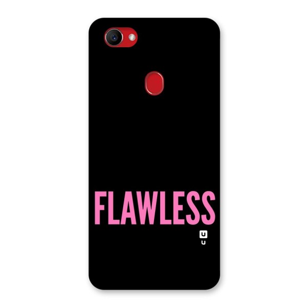Flawless Pink Design Back Case for Oppo F7