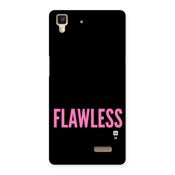Flawless Pink Design Back Case for Oppo R7