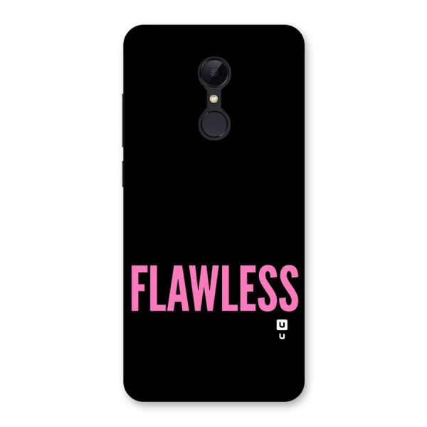 Flawless Pink Design Back Case for Redmi 5
